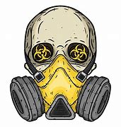 Image result for Skull Wearing Gas Mask Drawings