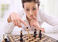 Image result for Woman Playing Chess