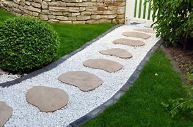 Image result for White Pebble Stone Garden