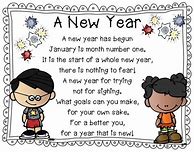 Image result for Poem New Year Kids Calendar