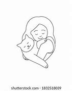 Image result for Girl Hugging Cat