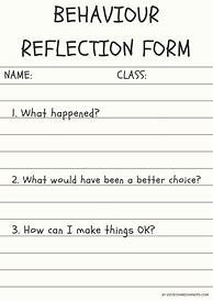Image result for Self-Reflection Print Outs