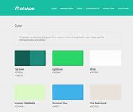 Image result for Whatsapp iPhone Hex Code