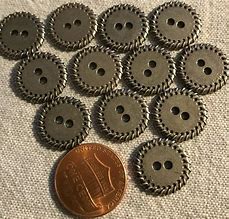 Image result for Metal Sew On Buttons