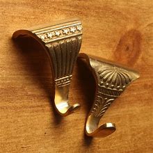 Image result for Brass Picture Rail Hooks