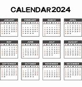 Image result for 2024 Calendar Printable Black and White