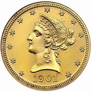 Image result for Gold Money Clip with 1901 Coin