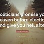 Image result for Campaign Promises Quotes