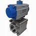 Image result for Pneumatic Actuated Ball Valve