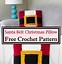 Image result for Free Crochet Holiday Pillow Patterns