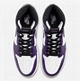 Image result for Purple Air Jordans High Tops