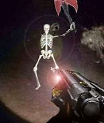 Image result for Skeleton Gun Meme
