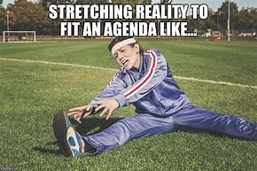 Image result for Leg Left Stretch Meme