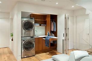 Image result for Stainless Steel Stackable Washer and Dryer
