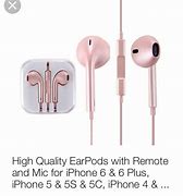 Image result for iPhone 6s Plus EarPods Rose Gold