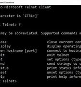 Image result for Telnet Command-Prompt