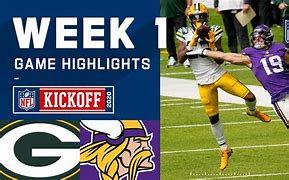 Image result for Packers Vs. the Vikings Week 1