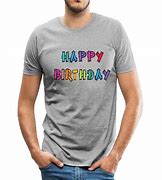Image result for Happy Birthday T-Shirt Blue