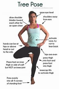 Image result for Standing Tree Yoga Pose