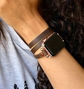 Image result for rose gold apples watches bands leather