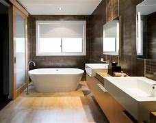 Image result for Modern Bathroom Design Ideas with Stone Tub Sink for 40 Square Meter Apartment