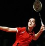 Image result for A Girl Playing Badminton