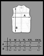 Image result for Vest Size Chart
