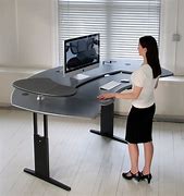 Image result for Motorized Stand Up Office Desk