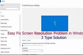 Image result for Screen Resolution Problems