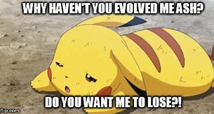 Image result for Pikachu Evolution Meme
