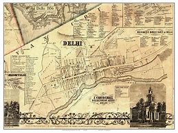 Image result for Delhi NY Map