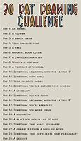 Image result for 30-Day Draw Challenge
