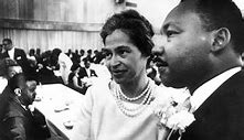 Image result for Rosa Parks and Martin Luther King Jr Bus Boycott
