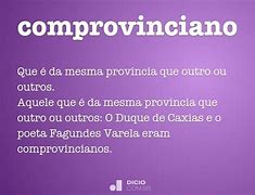 Image result for comprovinciano