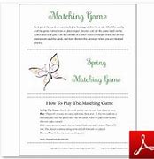 Image result for Spring Memory Game