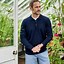 Image result for Long Sleeve Cotton Polo Shirts for Men