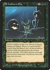Image result for All Hallows Eve MTG