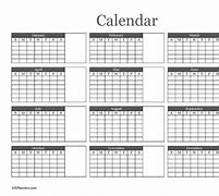 Image result for Yearly Calendar Template Editable