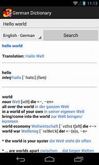 Image result for German Dictionary App Downloadable