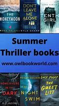 Image result for Thriller Books for Summer