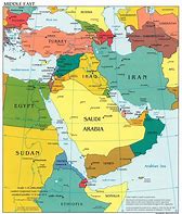 Image result for Middle East Map with Israel Focus