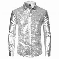 Image result for Sparkly Silver Shirt