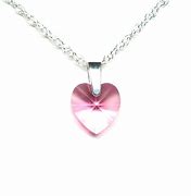 Image result for Swarovski Pink Heart Pendant