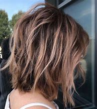 Image result for Layered Shag Bob with Bangs