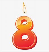 Image result for Birthday Number 8 Clip