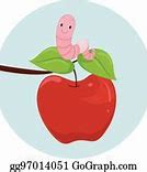 Image result for Apple and Worm Clip Art