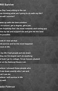 Image result for I Will Survive Poems