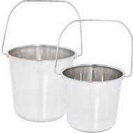 Image result for Plastick Bucket of Stailess Steel Chain