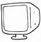 Image result for Computer Monitor Clip Art Black and White