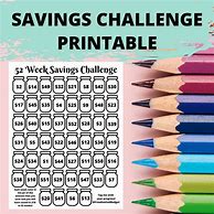Image result for Printable Money Saving Challenge Worksheet Peso